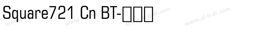Square721 Cn BT字体转换